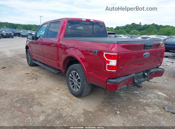1FTEW1EG1JFB48561 2018 FORD F150 Red Rear left
