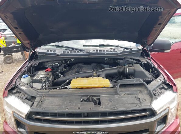 1FTEW1EG1JFB48561 2018 FORD F150 Red Rear view
