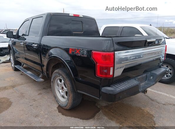 1FTEW1EG2JFB85893 2018 FORD F150 Black Rear left