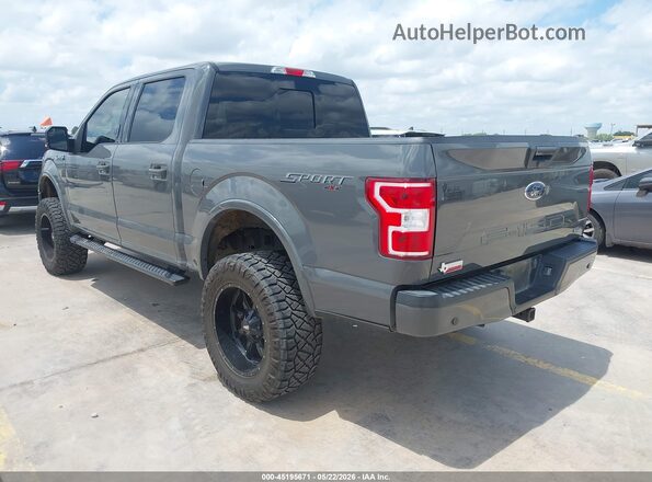 1FTEW1EG2JFD69697 2018 FORD F150 Gray უკანა მარცხენა