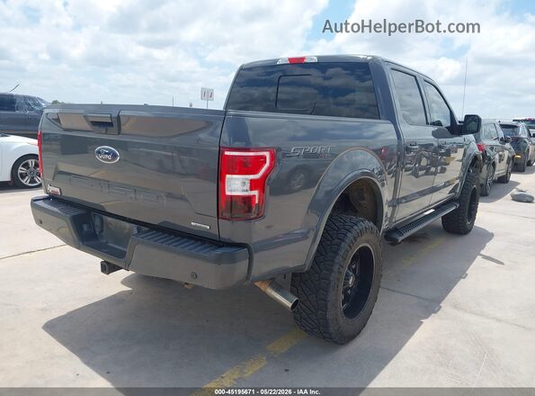 1FTEW1EG2JFD69697 2018 FORD F150 Gray უკანა მარჯვენა