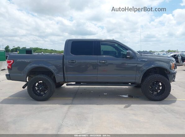 1FTEW1EG2JFD69697 2018 FORD F150 Gray უკანა სალონის ხედი