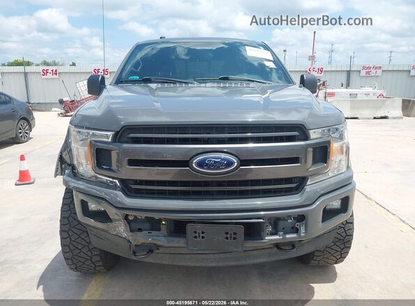 1FTEW1EG2JFD69697 2018 FORD F150 Gray ხელსაწყოთა პანელის ხედი