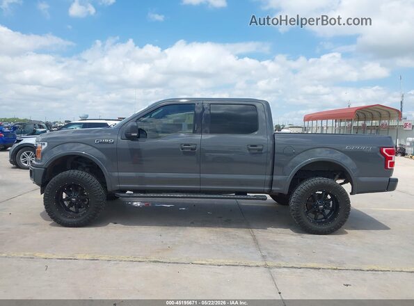 1FTEW1EG2JFD69697 2018 FORD F150 Gray სალონის 360-გრადუსიანი ხედი