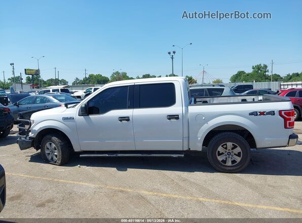 1FTEW1EG2JKD72901 2018 FORD F150 White Widok wnętrza 360 stopni