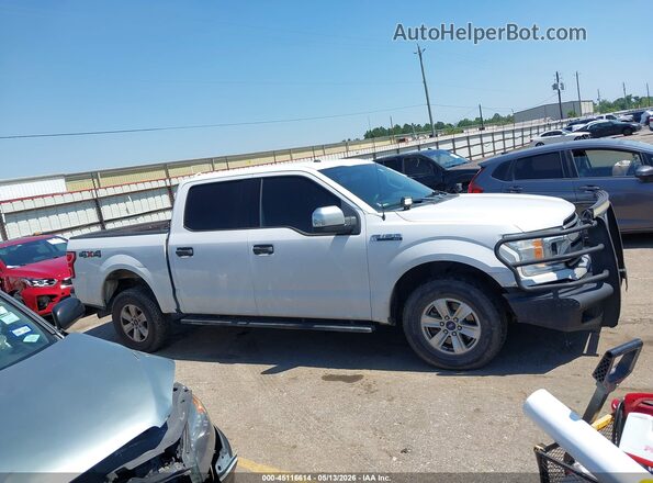 1FTEW1EG2JKD72901 2018 FORD F150 White Widok wnętrza z tyłu
