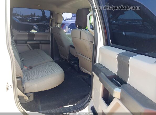 1FTEW1EG2JKD72901 2018 FORD F150 White Widok naklejki z numerem VIN