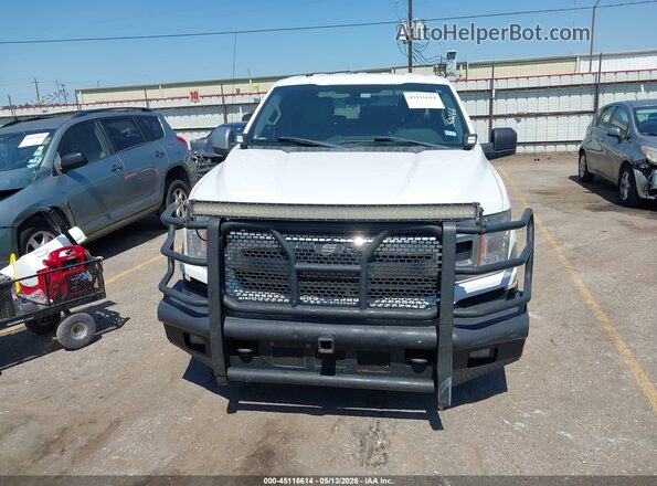 1FTEW1EG2JKD72901 2018 FORD F150 White Widok zestawu wskaźników