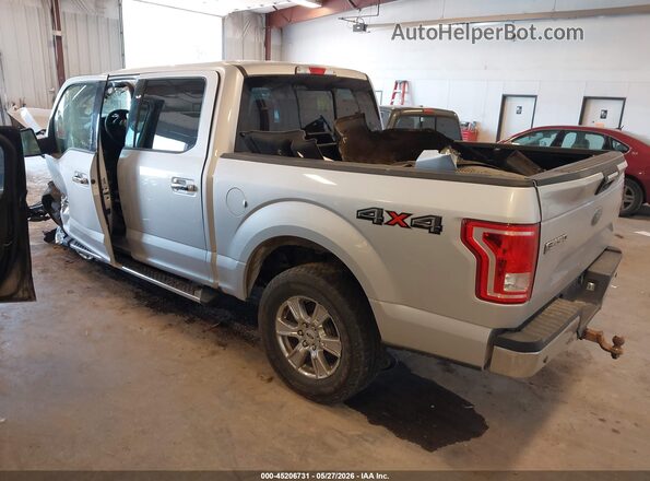 1FTEW1EG3GKD83981 2016 FORD F150 Silver Trasero izquierdo