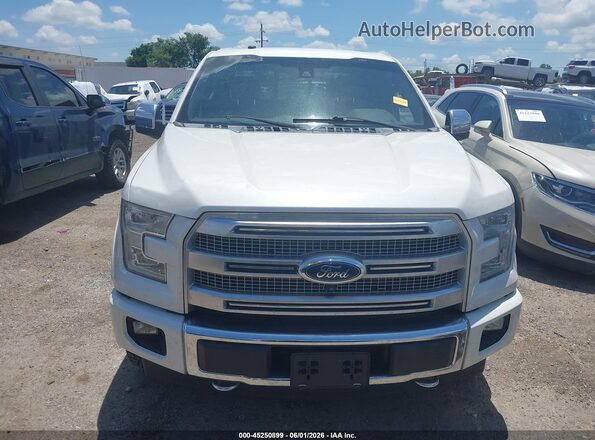 1FTEW1EG4HFC52293 2017 FORD F150 White Widok zestawu wskaźników