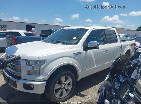 1FTEW1EG4HFC52293 2017 FORD F150 White Widok wnętrza 360 stopni