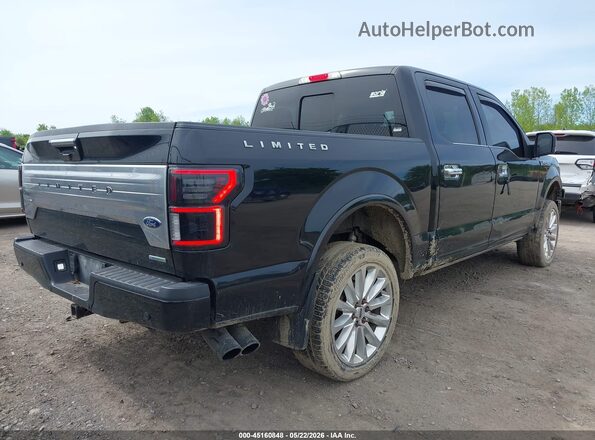 1FTEW1EG5JFB47963 2018 FORD F150 Black Հետևի աջ