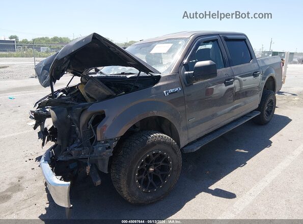 1FTEW1EG6HFB82022 2017 FORD F150 Черный Передняя левая четверть