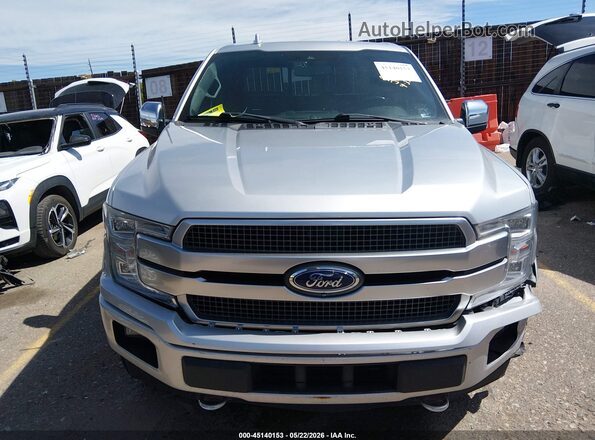 1FTEW1EG6JFE04273 2018 FORD F150 Gray Вид задньої частини салону