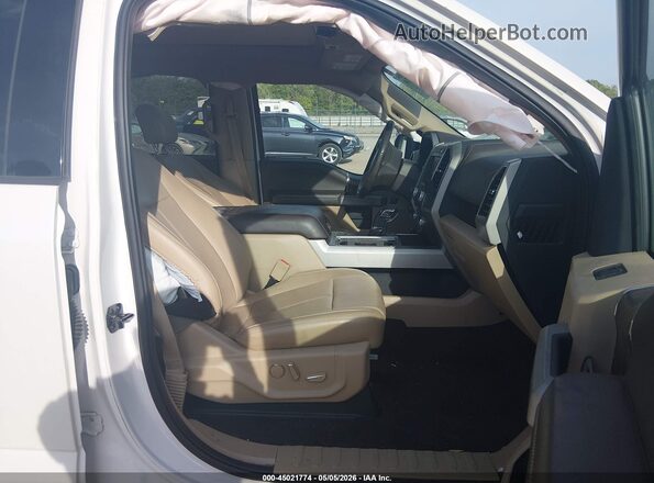 1FTEW1EG7JKD00818 2018 FORD F150 White Вид салону спереду