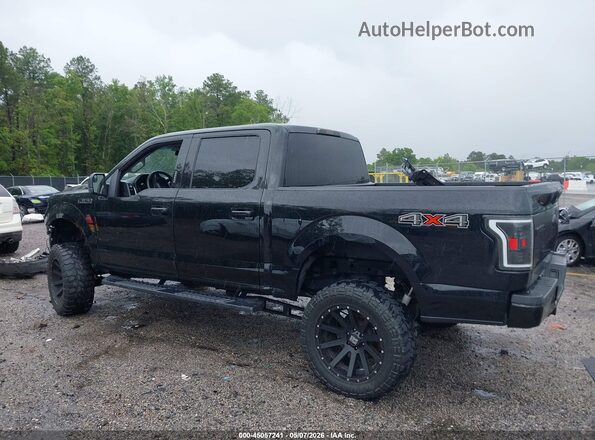 1FTEW1EG8GFB45858 2016 FORD F150 Черный Задняя левая четверть