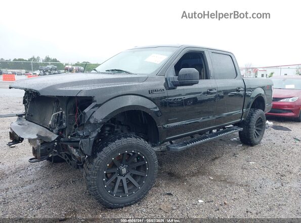 1FTEW1EG8GFB45858 2016 FORD F150 Черный Передняя левая четверть