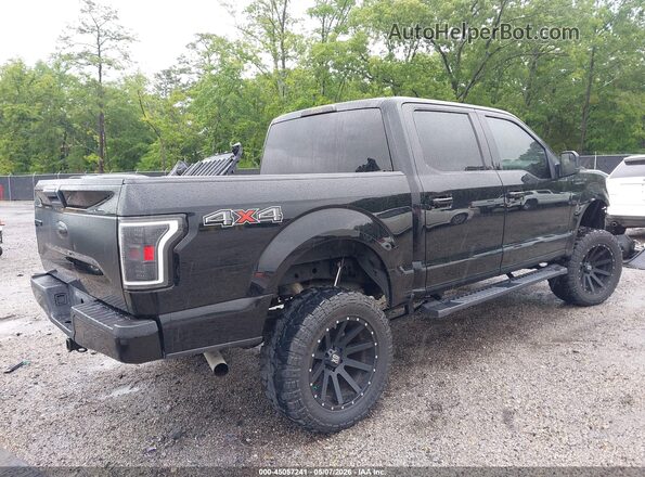 1FTEW1EG8GFB45858 2016 FORD F150 Черный Задняя правая четверть