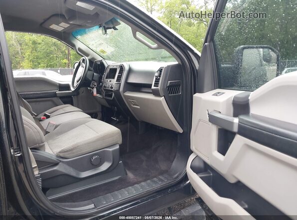 1FTEW1EG8GFB45858 2016 FORD F150 Черный Вид салона спереди