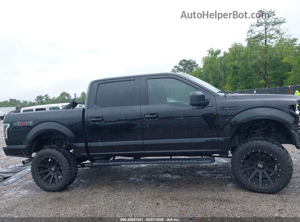 1FTEW1EG8GFB45858 2016 FORD F150 Черный Панорамный вид салона 360°