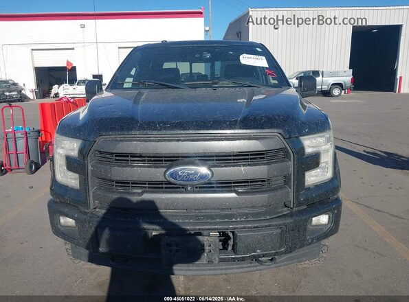 1FTEW1EG8HFB70891 2017 FORD F150 Black Vista del cuadro de instrumentos