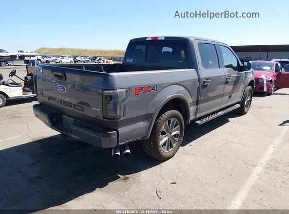 1FTEW1EG8JFD53181 2018 FORD F150 Gray Задня права чверть