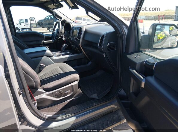1FTEW1EG8JFD53181 2018 FORD F150 Gray Вид салону спереду