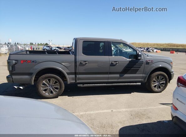 1FTEW1EG8JFD53181 2018 FORD F150 Gray Панорамний вид салону 360°