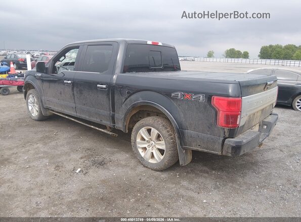 1FTEW1EG9JFC83061 2018 FORD F150 Черный Задняя левая четверть