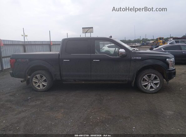 1FTEW1EG9JFC83061 2018 FORD F150 Черный Вид задней части салона