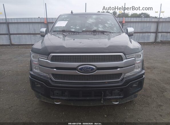 1FTEW1EG9JFC83061 2018 FORD F150 Черный Вид щитка приборов