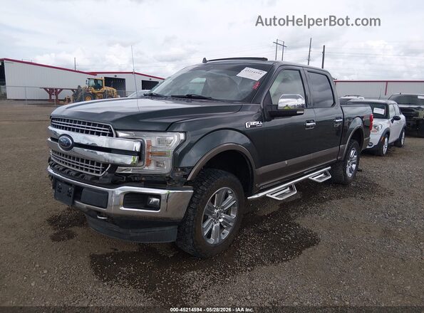 1FTEW1EGXJKC47094 2018 FORD F150 Green Vista tres cuartos delantera izquierda