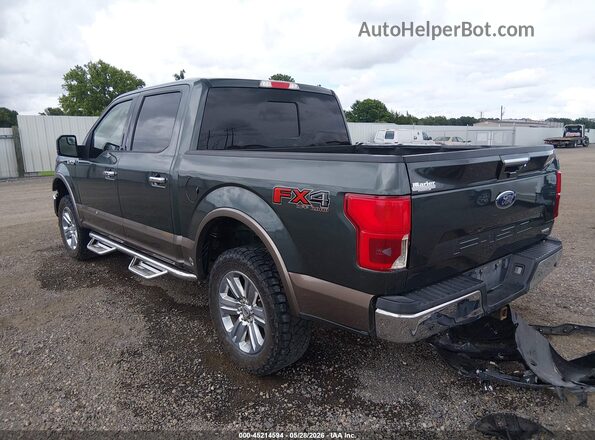 1FTEW1EGXJKC47094 2018 FORD F150 Green Trasero izquierdo
