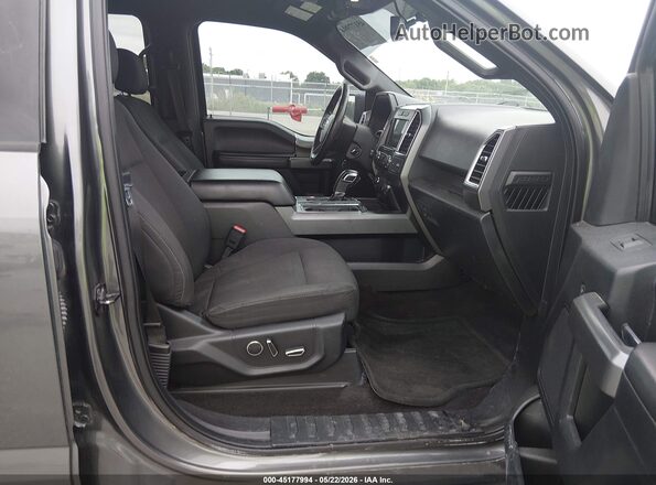 1FTEW1EP0GKF67405 2016 FORD F150 Gray Front interior view