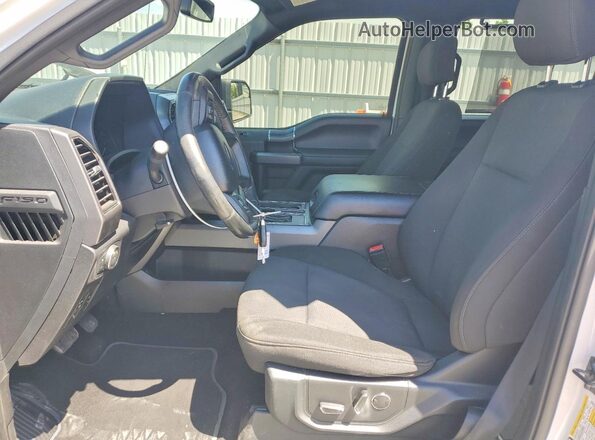 1FTEW1EP0JFB25949 2018 FORD F150 White წინა სალონის ხედი