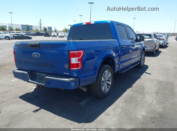 1FTEW1EP0JKC26075 2018 FORD F150 Blue Հետևի աջ