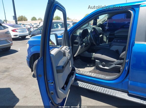 1FTEW1EP0JKC26075 2018 FORD F150 Blue Սալոնի դիմացի տեսք