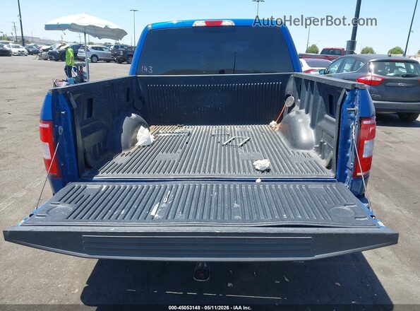 1FTEW1EP0JKC26075 2018 FORD F150 Blue Սարքավորումների վահանակի տեսք
