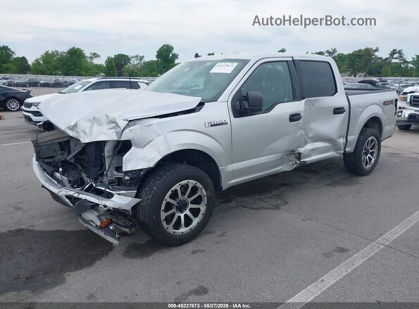 1FTEW1EP0KFB69760 2019 FORD F150 Серебряный Передняя левая четверть
