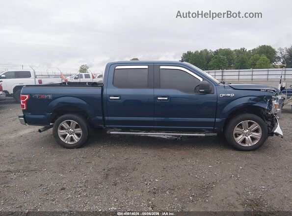 1FTEW1EP0KFD44721 2019 FORD F150 Blue Սալոնի 360 աստիճան տեսք