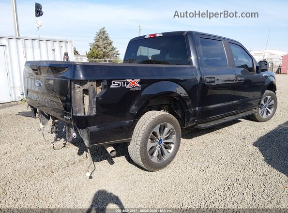 1FTEW1EP0KKD13864 2019 FORD F150 Black Задня права чверть