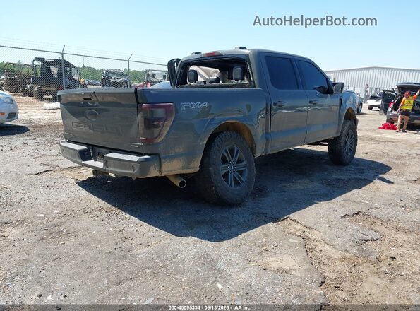 1FTEW1EP0MFA95615 2021 FORD F150 Серый Задняя правая четверть