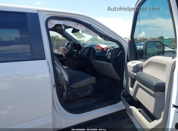 1FTEW1EP1GFA86555 2016 FORD F150 Белый Вид салона спереди