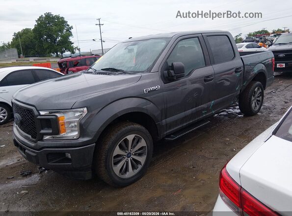1FTEW1EP1KFD09203 2019 FORD F150 Gray 