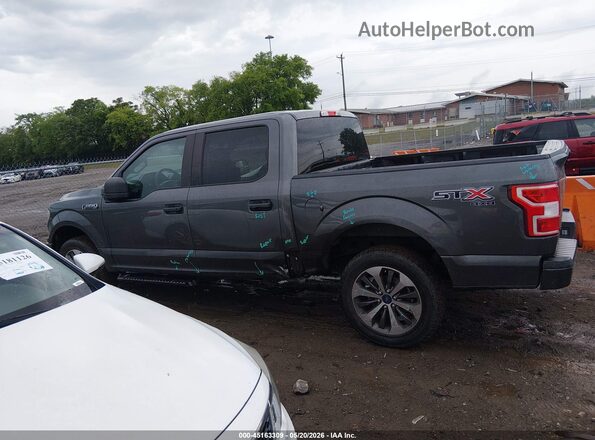 1FTEW1EP1KFD09203 2019 FORD F150 Gray 