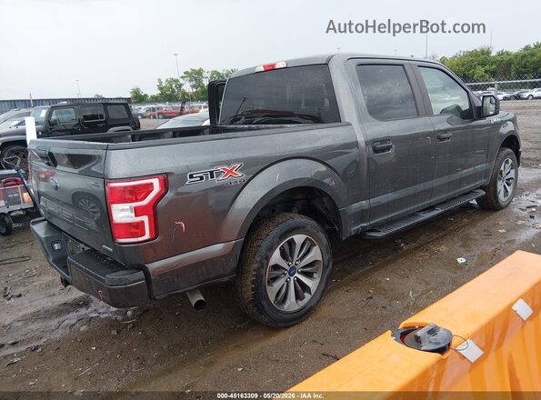 1FTEW1EP1KFD09203 2019 FORD F150 Gray 
