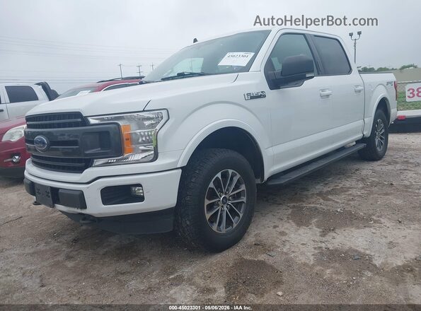 1FTEW1EP1LFB45002 2020 FORD F150 White Առջևի ձախ երեք քառորդ տեսարան