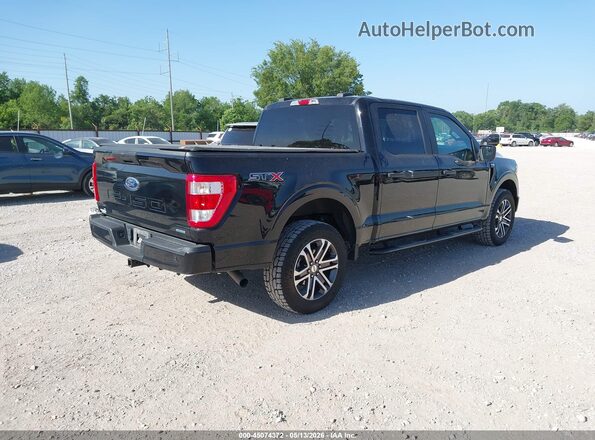 1FTEW1EP1MFA69976 2021 FORD F150 Black Trasero derecho
