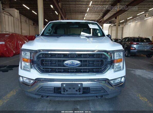 1FTEW1EP1NKE55709 2022 FORD F150 Белый Вид щитка приборов