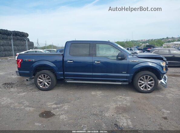 1FTEW1EP2GFC36186 2016 FORD F150 Dark Blue Սալոնի հետևի տեսք
